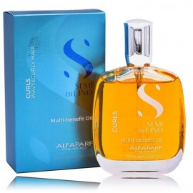 AlfaParf Semi Di Lino Multi-Benefit Oil eļļa cirtainiem matiem 100 ml.