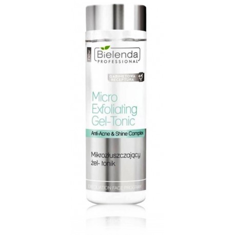 Bielenda Professional Anti-Acne Micro Exfoliating Gel-Tonic тоник от прыщей 200 г.