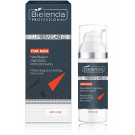 Bielenda Professional Supremelab Moisturizing & Soothing Face Cream mitrinošs un nomierinošs sejas krēms vīriešiem 50 ml.