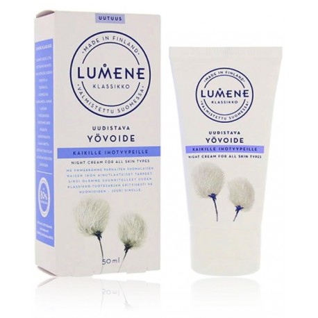 Lumene Klassikko Regenerating Night Cream atjaunojošs nakts sejas krēms