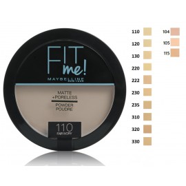 Maybelline Fit Me Matte & Poreless kompaktais pūderis