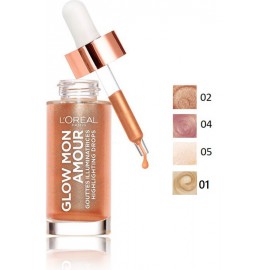 L'oreal Wake Up & Glow Mon Amour Fluid izgaismojošs sejas līdzeklis 15 ml.