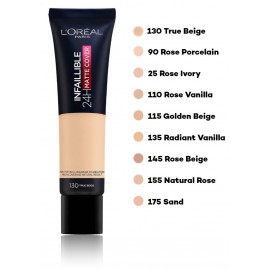 L'oreal Paris Infallible Matte Cover matēta dekoratīvās kosmētikas bāze 30 ml.