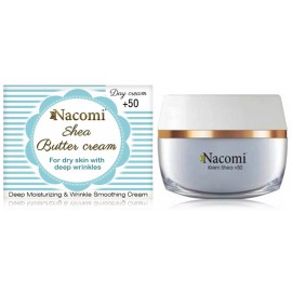 Nacomi Shea Butter 50+ dienas sejas krēms 50 ml.