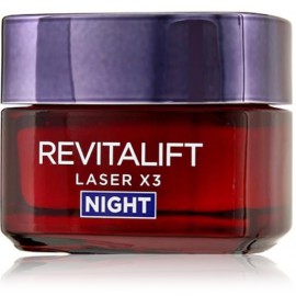 L'oreal RevitaLift Laser X3 nakts sejas krēms 50 ml.