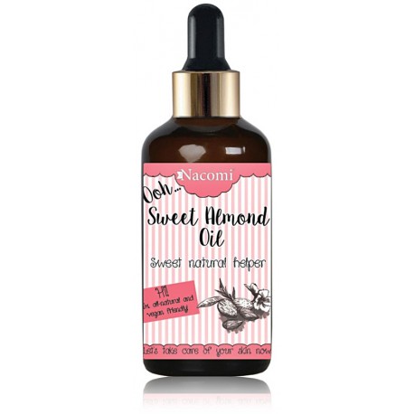 Nacomi Sweet Almond Oil saldo mandeļu eļļa ar pipeti 50 ml