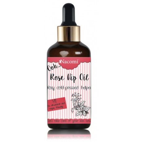 Nacomi Rose Hip Oil mežrozīšu eļļa