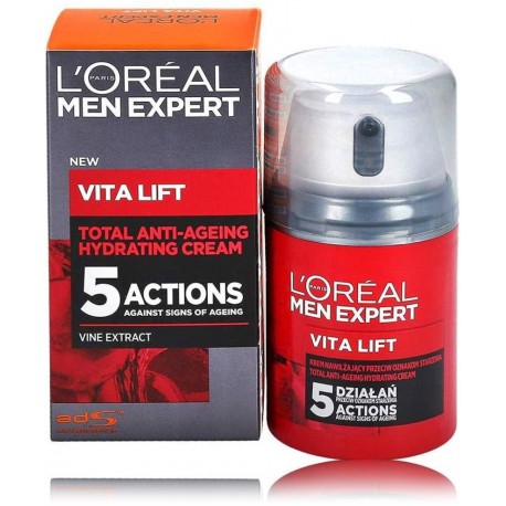 L'oreal Paris Men Expert VitaLift 40+ увлажняющий крем для лица для зрелой кожи