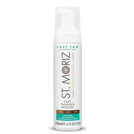 St. Moriz Professional Fast Tanning Mousse pašiedeguma putas