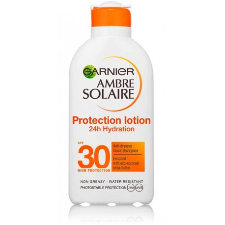 Garnier Ambre Solaire Protection Lotion 24 Hydrating SPF30 mitrinošs losjons aizsardzībai pret sauli