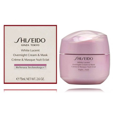 Shiseido White Lucent nakts krēms&maska