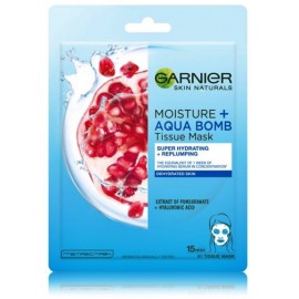 Garnier Skin Naturals Moisture+ Aqua Bomb mitrinoša lokšņu sejas maska ​​1 gab.