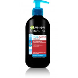 Garnier Pure Active Intensive Anti-Blackhead Charcoal Gel Wash очищающий гель для лица для проблемной кожи