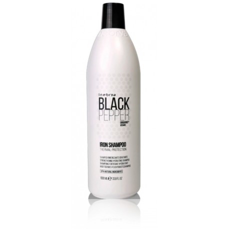 Inebrya Black Pepper Iron Shampoo termoaizsargājošs šampūns