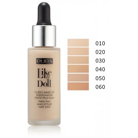 PUPA Like A Doll Perfecting Make-Up Fluid SPF15 grima pamats 30 ml.