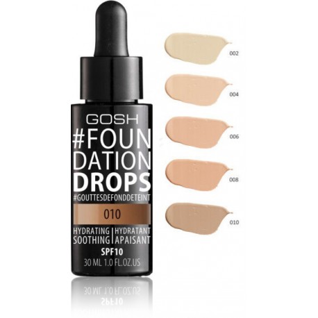 Gosh  #Foundation Drops grima bāze 30 ml.