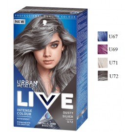 Schwarzkopf Live Urban Metallics Permanent Intense Colour matu krāsa