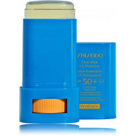 Shiseido Clear Stick UV Protector SPF 50 + WetForce aizsardzība pret sauli