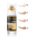 Eveline High Quality Smooth Matt SPF10 grima pamats 30 ml.