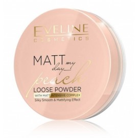 Eveline Matt My Day Peach Loose Powder birstošais pūderis