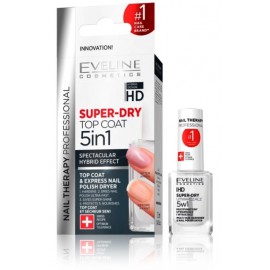 Eveline Nail Therapy Super-Dry Top Coat stiprinoša virsēja nagu lakas kārta