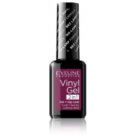 Eveline Vinyl Gel + Top Coat 2in1 vinila nagu laka 12 ml.