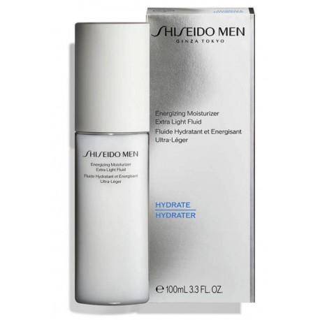 Shiseido Men Energizing Moisturizer Extra Light Fluid увлажняющий крем для мужчин