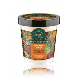 Organic Shop Body Desserts Almond & Honey Nourishing Mousse ķermeņa putas