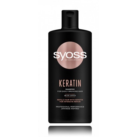 Syoss Keratin šampūns ar keratīnu vājiem matiem