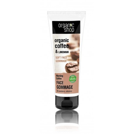 Organic Shop Organic Coffee & Limonnik Face Gommage sejas skrubis