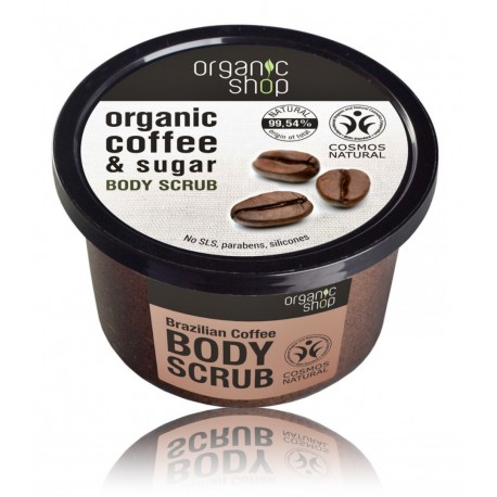 Organic Shop Organic Coffee & Sugar Body Scrub ķermeņa skrubis