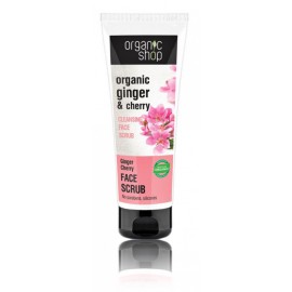 Organic Shop Organic Ginger & Cherry Cleansing Face Scrub skrubis sejas ādai