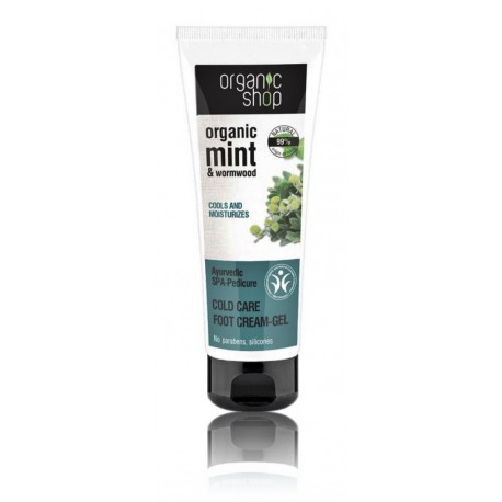 Organic Shop Organic Mint & Wormwood Cold Care Foot Cream-Gel крем для ног