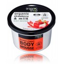 Organic Shop Organic Strawberry & Milk Body Mousse ķermeņa putas