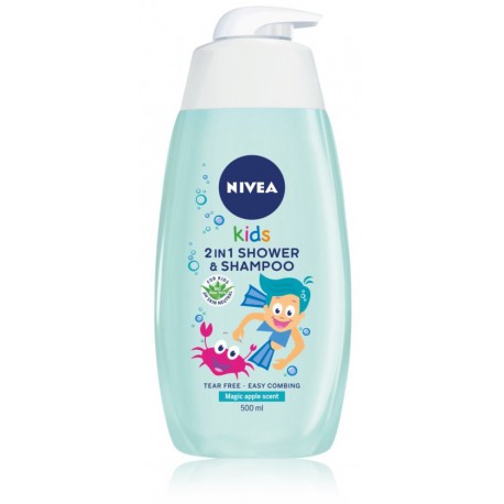 Nivea Kids 2in1 Shower & Shampoo šampūns un dušas želeja bērniem