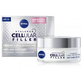 NIVEA Hyaluron Cellular Filler + Firming SPF15 dienas sejas krēms nobriedušai ādai