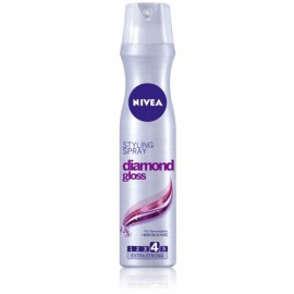 Nivea Diamond Gloss stipras fiksācijas matu laka 250 ml.