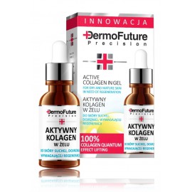 DermoFuture Active Collagen In Gel sejas serums sausai un nobriedušai ādai