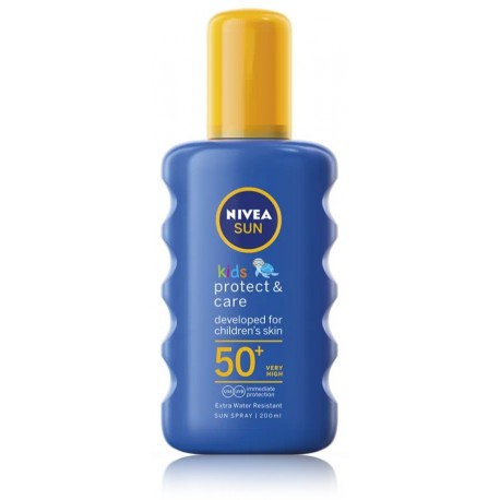 NIVEA Sun Kids Protect & Care SPF50 спрей для защиты от солнца для детей