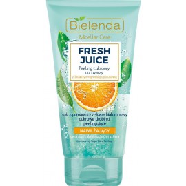 Bielenda FRESH JUICE Moisturizing Face Sugar Scrub увлажняющий скраб с цитрусовой водой и апельсиновым соком