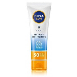 NIVEA Sun UV Anti-Age & Anti-Pigments Q10 sejas krēms pret grumbām un pigmenta plankumiem