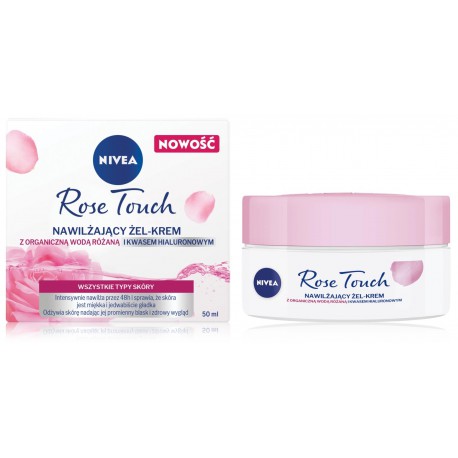 NIVEA Rose Touch Moisturizing Face Cream-Gel увлажняющий крем для лица