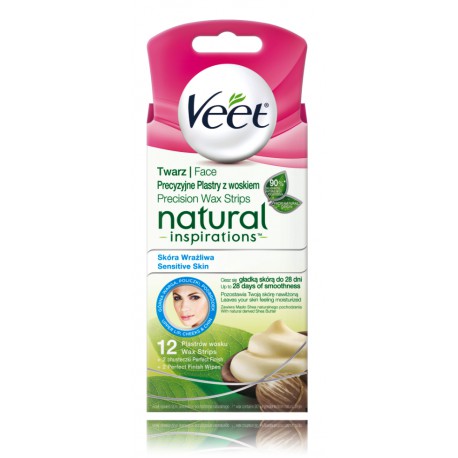 Veet Natural Inspirations depilācijas sejas sloksnes