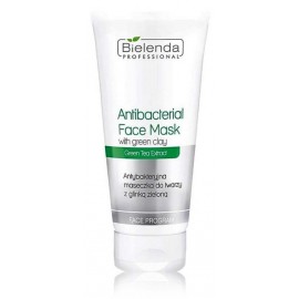 Bielenda Professional Antibacterial Face Mask with Green Clay antibakteriāla sejas maska