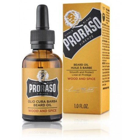 Proraso Wood & Spice bārdas eļļa