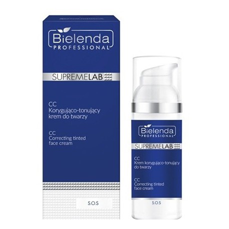 Bielenda Professional SupremeLab S.O.S. CC Correcting Tinted Face Cream sejas krēms