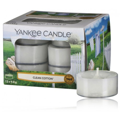 Yankee Candle Clean Cotton ароматическая свеча