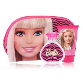 Barbie Barbi komplekts meitenēm (50 ml. EDT + ķermeņa losjons 100 ml. + kosmētikas maciņš)