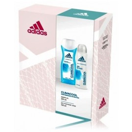 Adidas Climacool Woman Gift Set personīgās higiēnas komplekts (Antiperspirants 150 ml. + dušas želeja 250 ml.)