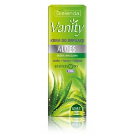 Bielenda Vanity Aloe Hair Removal Cream depilācijas krēms jutīgai ādai